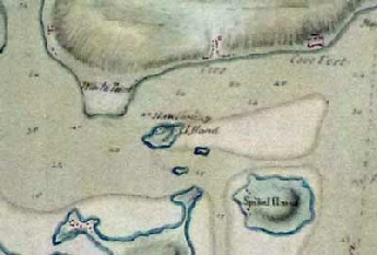 chart of spit bank from 1770s
